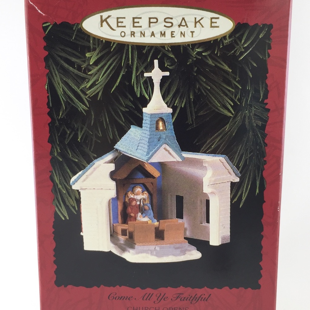 Hallmark 1996 Church Christmas Ornament QX6244